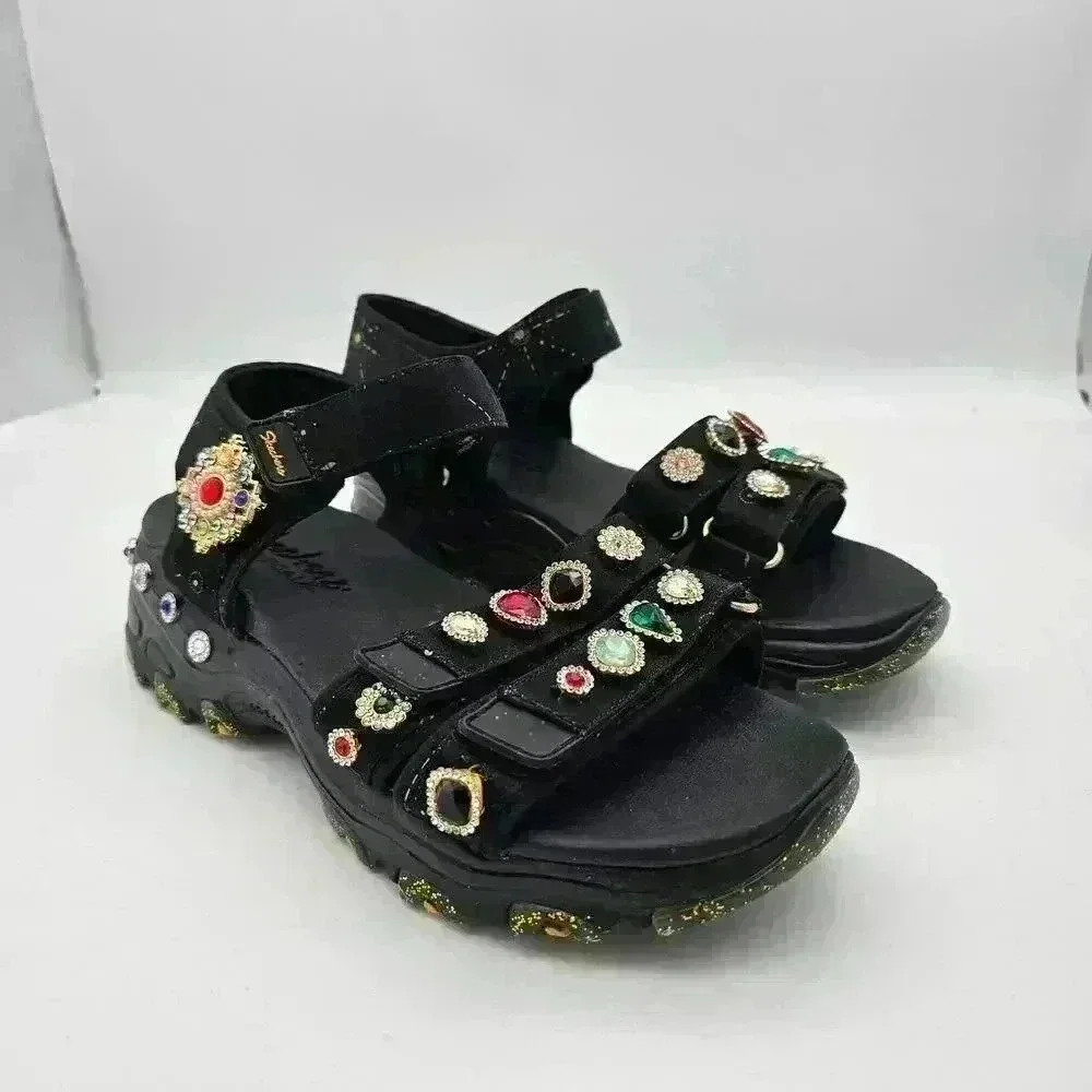Sketchers Sandals Women's 6 Heritage Premium Gemstone